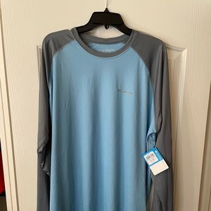 COLUMBIA MEN’S PFG OMNI-SHADE LONG SLEEVE XL - NWT